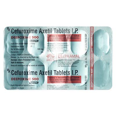 DEEPOXIME 500 Tablet 10's - Bacterial Infections-Cep