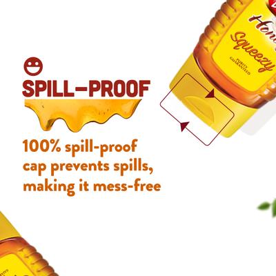 Dabur Honey Squeezy 400 gm (Buy 1 Get 1 Free) - Honey