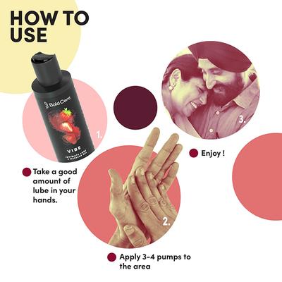 Bold Care Lube Combo Pack (Vibe Lube 100 ml - Strawberry + Extend Delay Spray 20 gm) - Intimate Spray