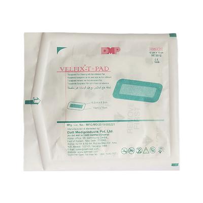 Velfix - T + Pad Transparent Film Dressing With Non Adherent Pad (5512) (10 cm x 10 cm) 1's - Tapes & Films