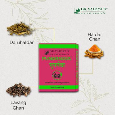 Dr. Vaidya's Punarnava Pills (Pack of 3 x 24's) - Speciality Medicines
