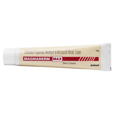 MAGNADERM MAX Skin Cream 15gm - Fungal Infections-Taa