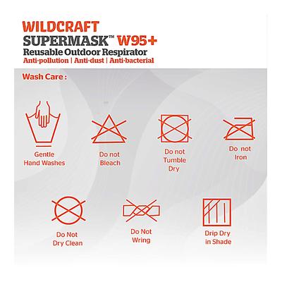Wildcraft Supermask W95+ Reusable Outdoor Respirator Face Mask - Small - Face Mask
