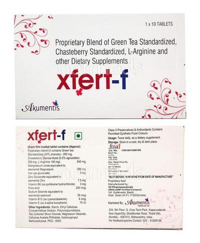 Xfert F Tablet 10'S - Supplements-Sup