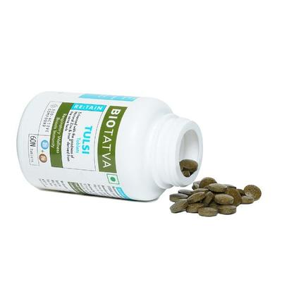 Biotatva Tulsi Tablet 60's - Herbal Dietary Supplement