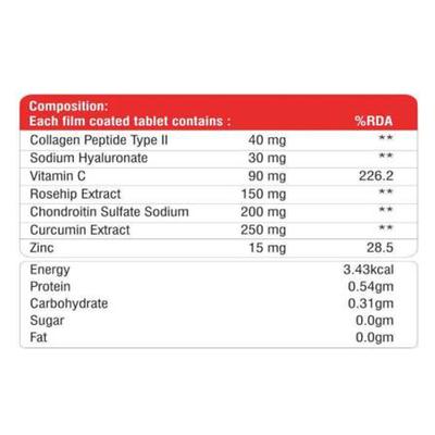 Novaherbs Joint Care Max Strength Dietary Supplement Tablets 30's - Calcium And Minerals