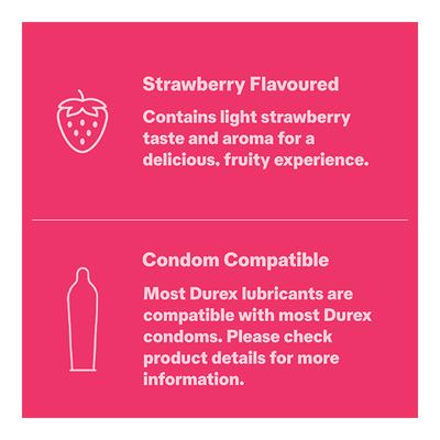Durex Play Pleasure Gel - Saucy Strawberry 50 ml - Flavoured Lubes