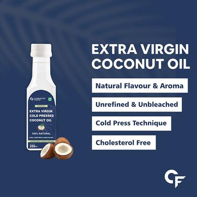 CF Coconova Extra Virgin Cold Pressed Coconut Oil 200 ml - General Health