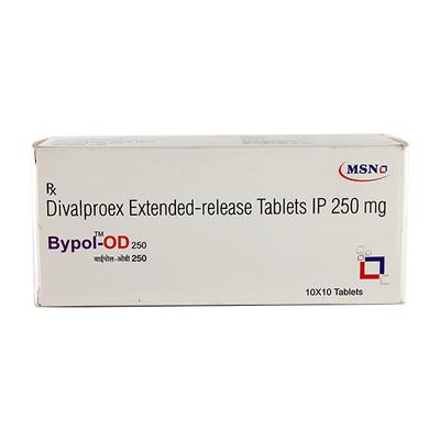 BYPOL OD 250mg Tablet 10's - Epilepsy/Convulsion-Ant