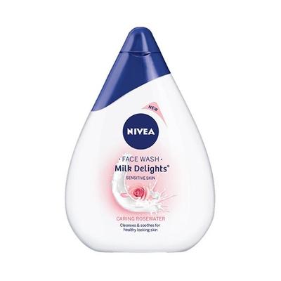 Nivea Milk Delights Face Wash for Sensitive Skin - Caring Rosewater - Face Wash & Cleansers