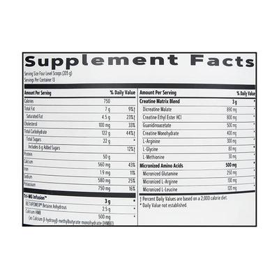 GNC Amp Mass XXX Powder - Cookies & Cream Flavour 6 lb - Workout Essentials