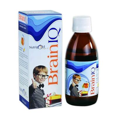 Nutrigold BrainIQ High Strength Omega-3 Drops 150 ml - Omega Fish Oil Fatty Acids