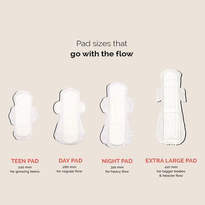 TWC Day and NightSanitary Pads Combo Pack x 6 540 gm - Sanitary Napkins