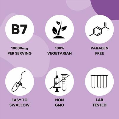 CF Biotinova-Silver Biotin 10000 mcg+ Veg Tablet 90's - Hair & Skin