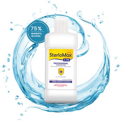 SterloMax 75% Isopropyl Alcohol-Based Hand Rub Sanitizer & Disinfectant (Pack of 4 x 500 ml) - Hand Sanitizer