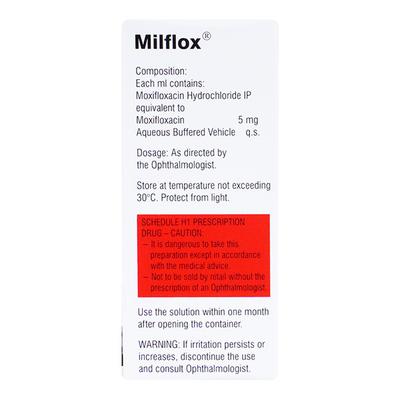 Milflox Eye Drops 5ml - Eye Infections-Eaa