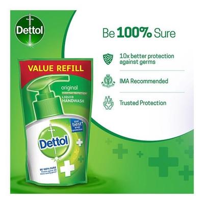 Dettol Liquid Handwash Original (Pack of 3 x 175 ml) - Hand Wash & Soaps