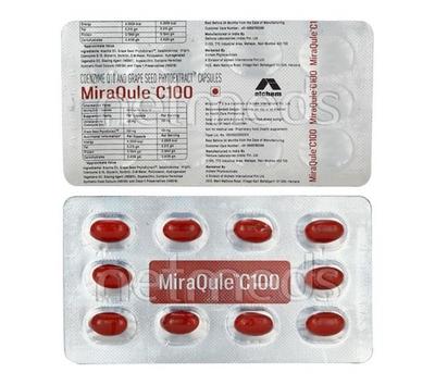 Miraqule C 100mg Capsule 10'S - Supplements-Sup