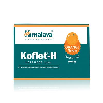 Himalaya Koflet H Lozenges - Orange Flavour 6's - Cough & Cold (Ayush)