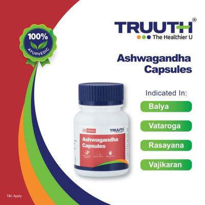 Truuth Ashwagandha 500mg Capsule 60's - Ashwagandha