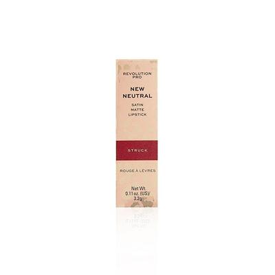 Revolution Pro New Neutrals Blushed Satin Matte Lipstick Struck 3.2 gm - Lipsticks