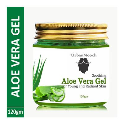 UrbanMooch Soothing Face Gel - Aloe Vera 120 gm - Face Gels