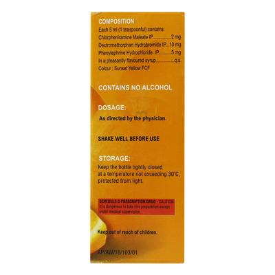 ORANGE CS Syrup 60ml - Cough And Cold-Cou