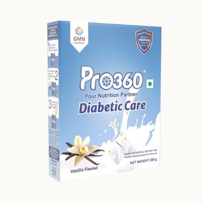 PRO 360 Diabeticare Pro Nutrition Powder Vanilla Flavour 200g - Diabetes (Fitness)