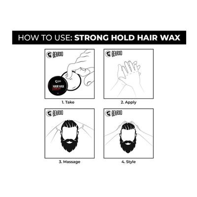Beardo Crystal Gel Hair Wax - Strong Hold 75 gm - Hair Gels & Waxes