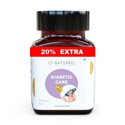 Naturrel Diabetic Care Tablet 50's + Free 10's - Diabetes Care (Ayush)