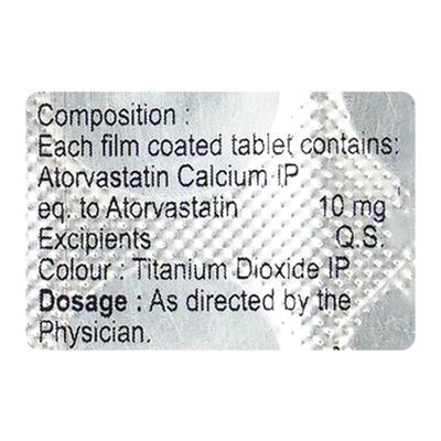 Zylip 10Mg Tablet 10's - High Cholesterol-Dys
