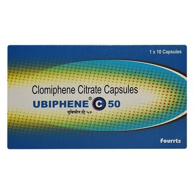 UBIPHENE C 50 Capsule 10's - Hormonal Therapy-Tro