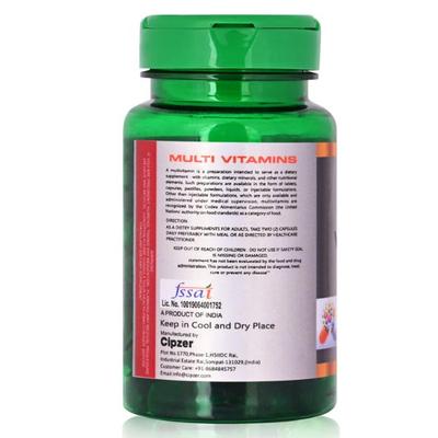Cipzer Multi Vitamin Capsule 60's - Multi-Vitamins