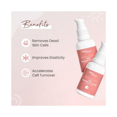 Earth Rhythm 10 Percent Mandelic Acid Plus Hyaluronic Acid Intensive Renewal Serum 30 gm - Face Serum