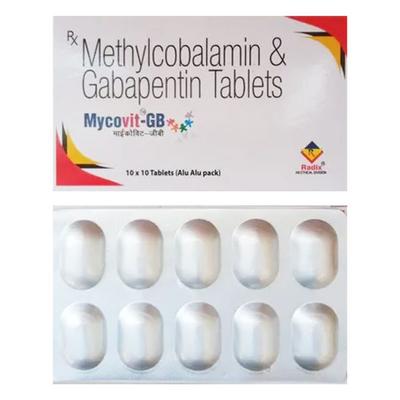 MYCOVIT GB Tablet 10's - Neuropathic Pain-Dru
