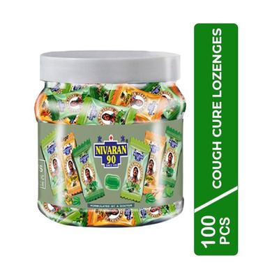 Nivaran 90 Cough Cure Lozenges Jar 100 1's - Speciality Medicines