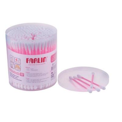 Farlin Cotton Swab - Pink 200's - Cotton Buds & Balls