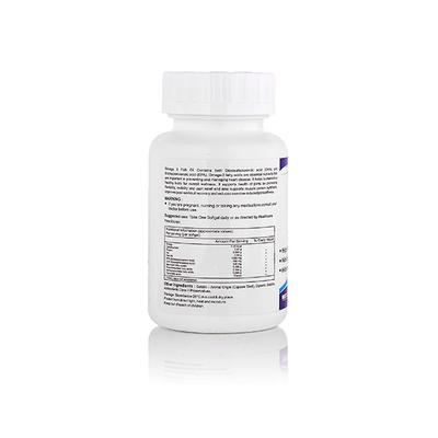 HealthVit Omega - 3 Fish Oil Double Strength 500 mg Softgel 60's - Omega Fish Oil Fatty Acids