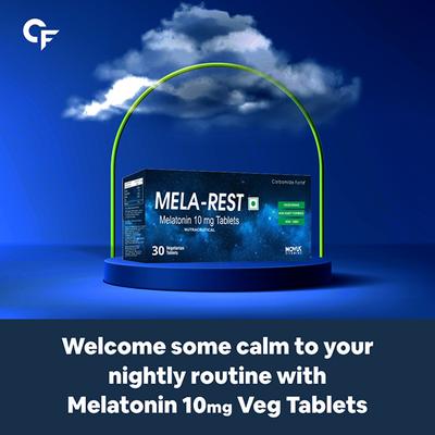 CF Mela-Rest Melatonin 10 mg Veg Tablets 30's - Mental Health