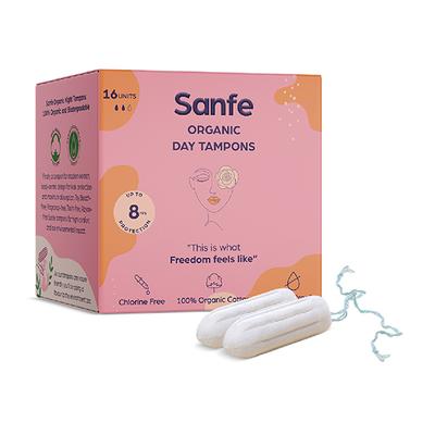 Sanfe Organic Day Tampons 16's - Tampons