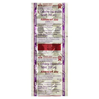 ALMOCEF 200mg Tablet 10's - Bacterial Infections-Cep