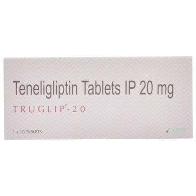 TRUGLIP 20mg Tablet 10's - Diabetes-Ant