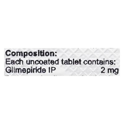 BITGLIM 2 Tablet 10's - Diabetes-Ant