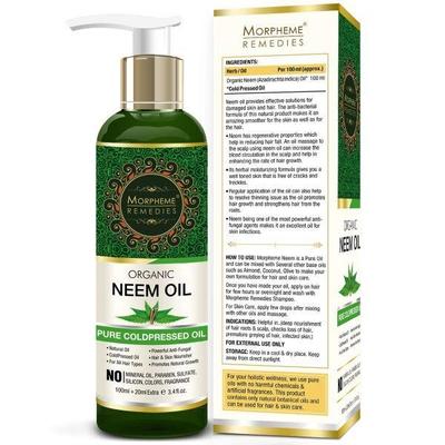 Morpheme Remedies Pure Organic Neem Oil 120 ml - Hair Oils