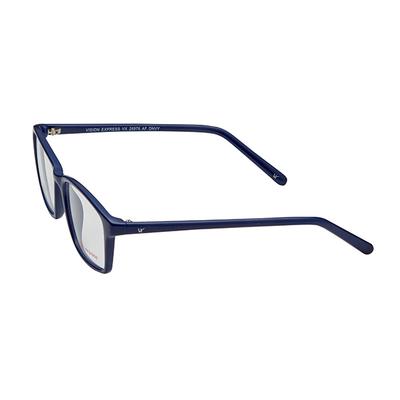 Vision Express 28976 Blue Rectangle Eyeglasses (Including Anti-Reflective Coating Lens) 1's - Wearables Eye Glasses