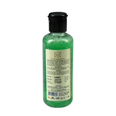 Khadi Shuddha Herbal Face Wash with Moringa 210 ml - Face Wash & Cleansers