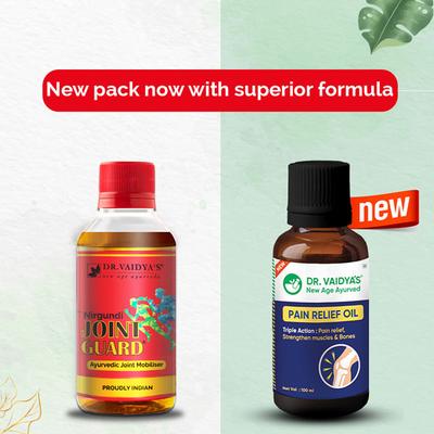 Dr.Vaidya's Pain Relief Oil (Pack of 2 x 100 ml) - Pain Relief (Ayush)