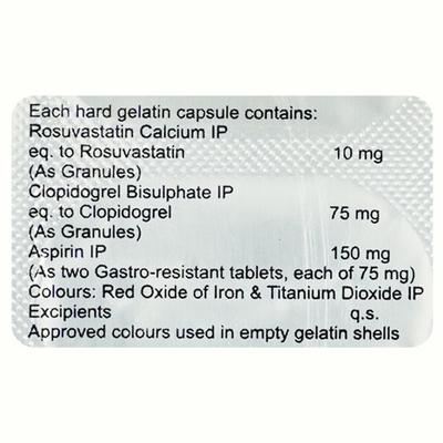 Rosycap Gold 10/150mg Capsule 10'S - High Cholesterol-Dys