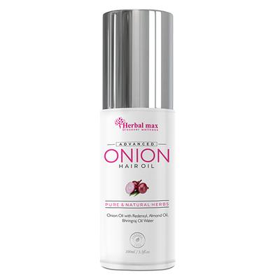 Herbal Max Advanced Pure & Natural Onion Hair Oil 100 ml - Hair Oils