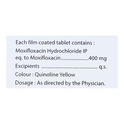 MOXIZEST 400mg Tablet 5's - Bacterial Infections-Qui